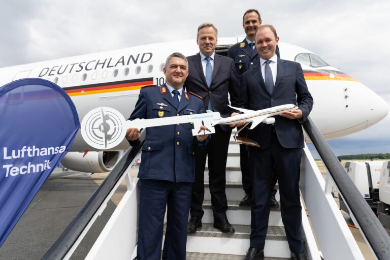 Lufthansa Technik hands over final A350 government aircraft to the German Air Force