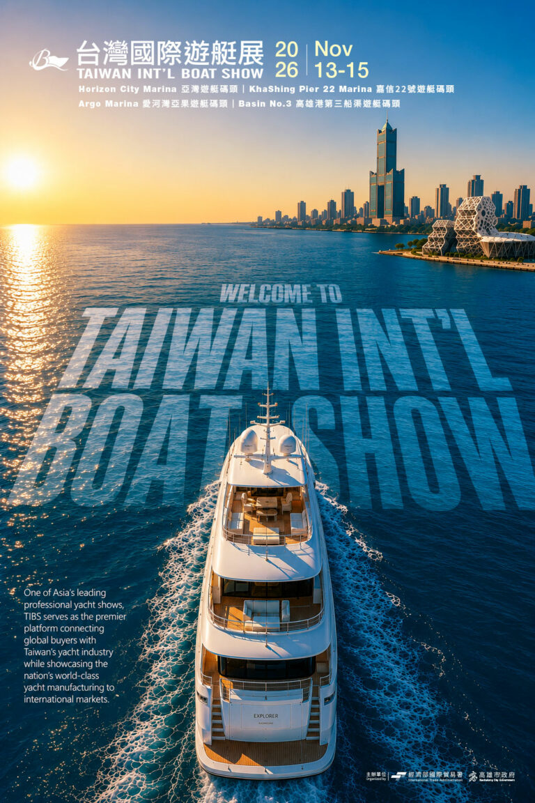 Taiwan International Boat Show 2026 Brings Global Yacht Brands to the Heart of Taiwan’s Yacht-Building Industry